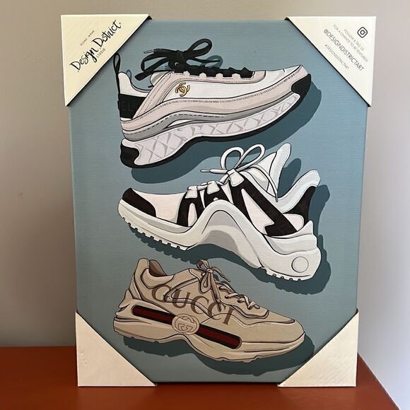 Design District Studio Designer Sneaker Hanging Wall Art - Picture 4 of 16